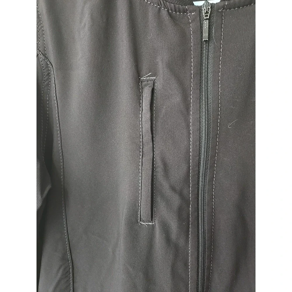 Carhartt Force Womens Full Zip Polyester Jacket Black Work Utility Coat Jacket M - Picture 5 of 10